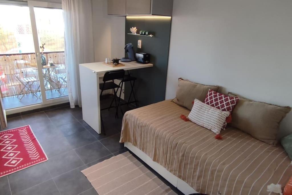 Caducee Studio Climatise Balcon Ensoleille Parking Nord Montpellier Grabels Exterior photo